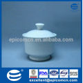 table ware ceramic whiteware porcelain round sugar pot